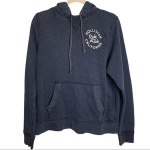 Hollister California Pullover Hoodie Navy  Small